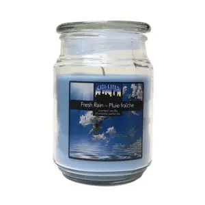 CANDLE IN JAR FRESH RAIN 15OZ