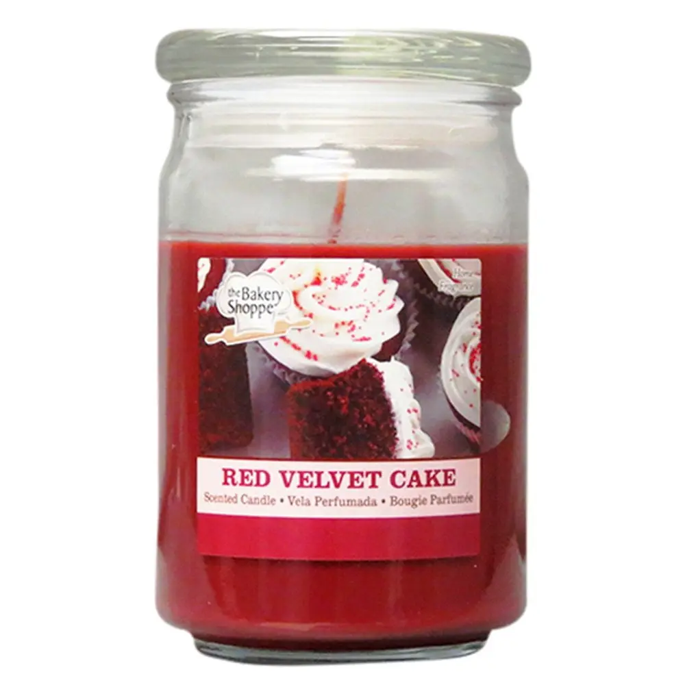 CANDLE IN RED VELVET 15OZ