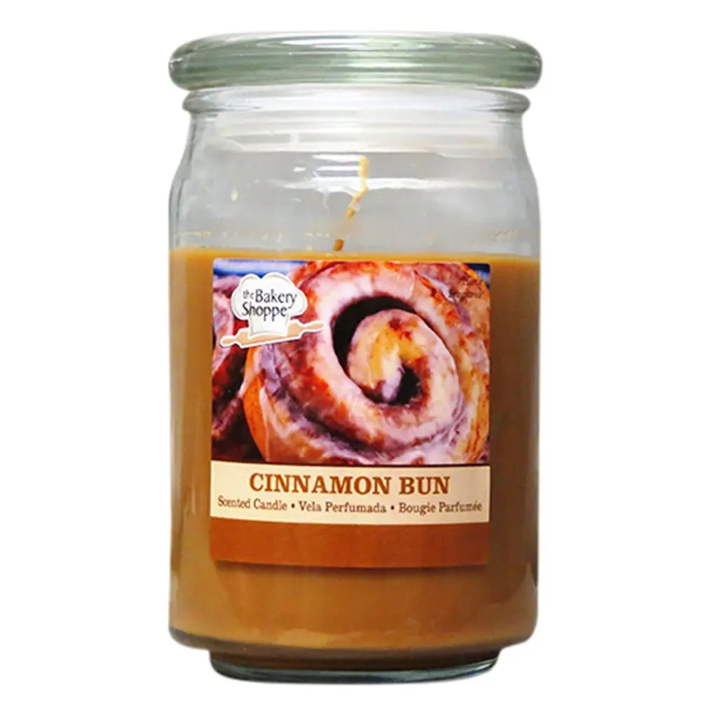 CANDLE IN JAR CINNAMON BUN 15OZ