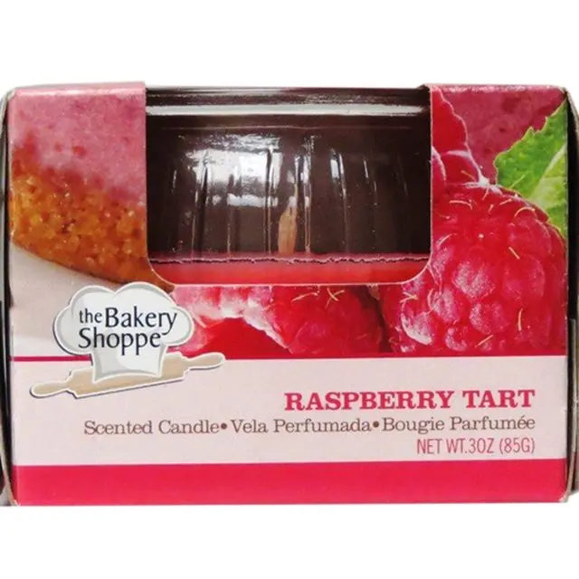 GLOBE JAR CANDLE RASPB. TART 3OZ