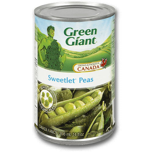 GREEN GAINT SWEETLET PEAS /397ML