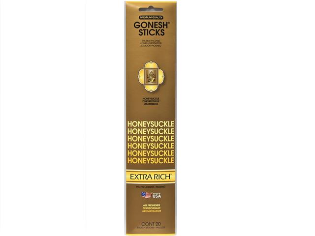 GONESH STICKS HONEYSUCKLE 20PK