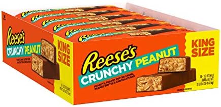 REESE'S CRUNCHY PEANUT K. SIZE 18CT 90G (US)