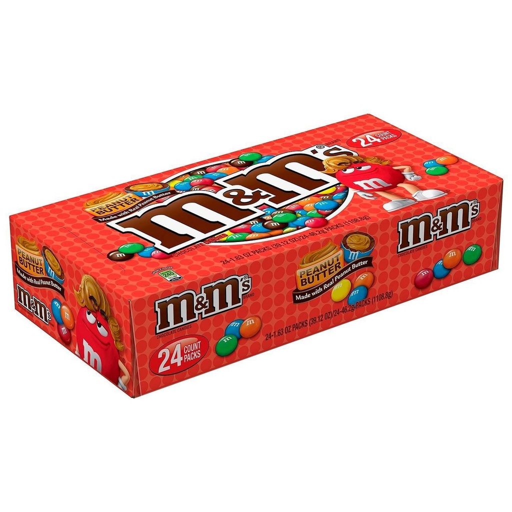 M&M PEANUT BUTTER 24CT 46.2G (US)