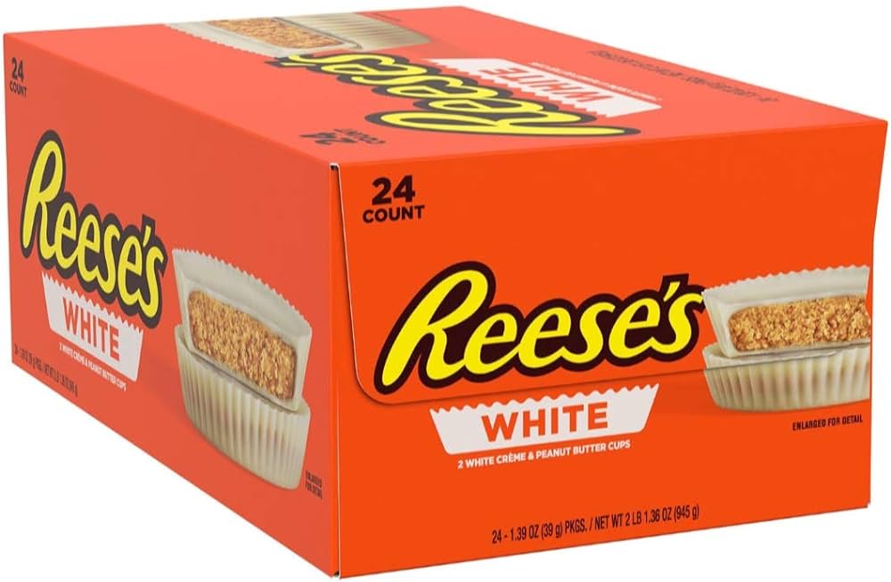 REESE'C WHITE PB CUP 24CT 39G (US)