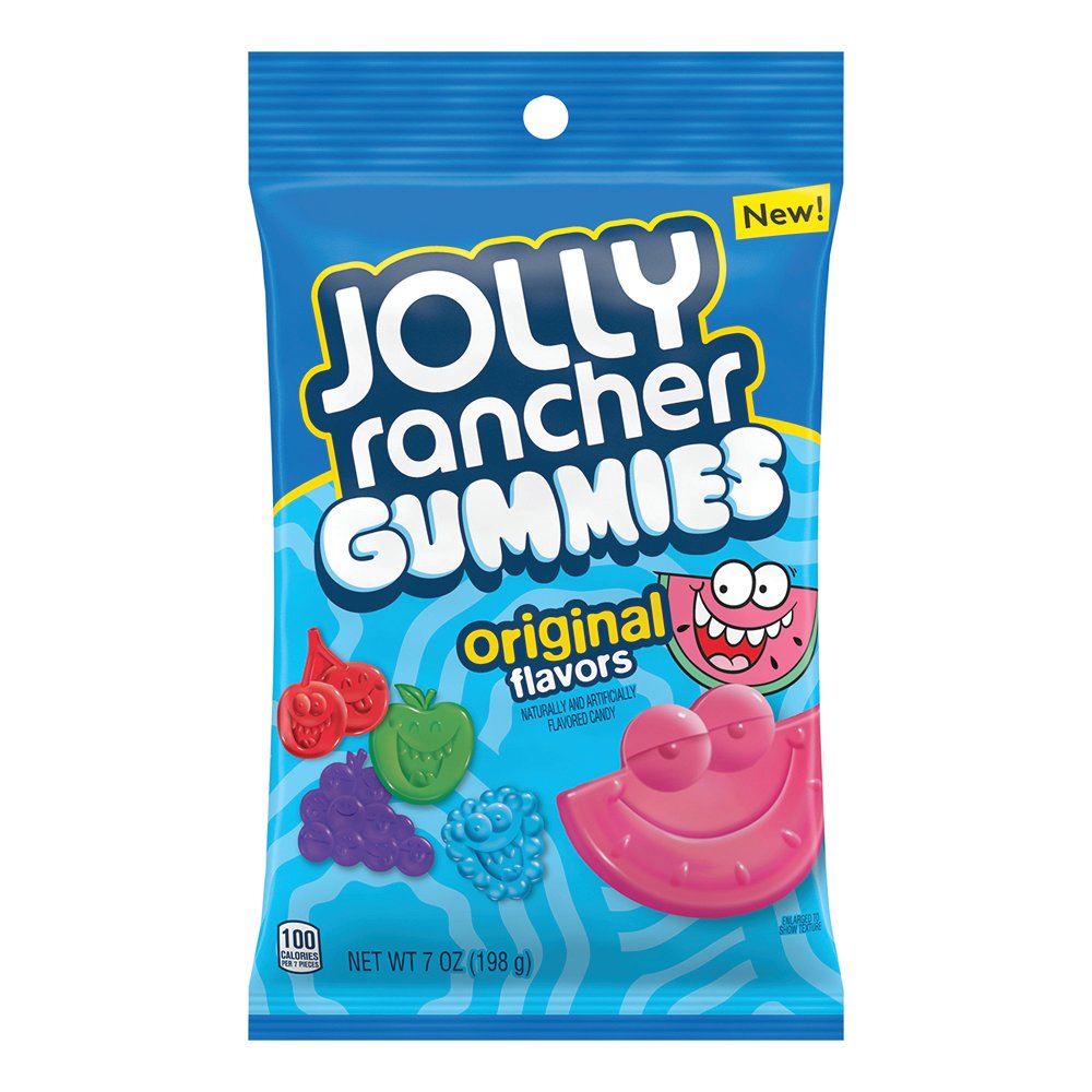 JOLLY RANCHER PEG GUMMIES ORIG 7OZ