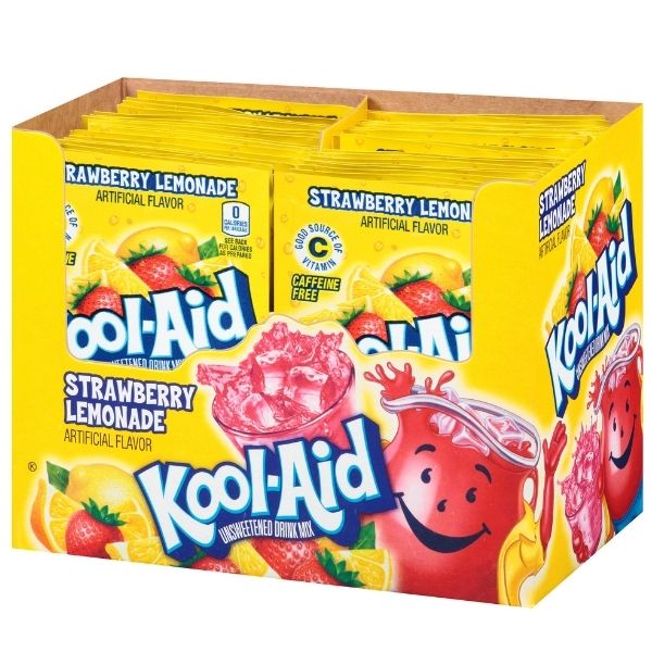 KOOL-AID STRAW.LEMONADE  48CT