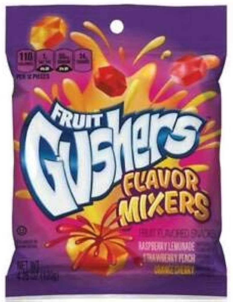 GUSHERS RASPBERRY LEMONADE 4.25oz 8CT