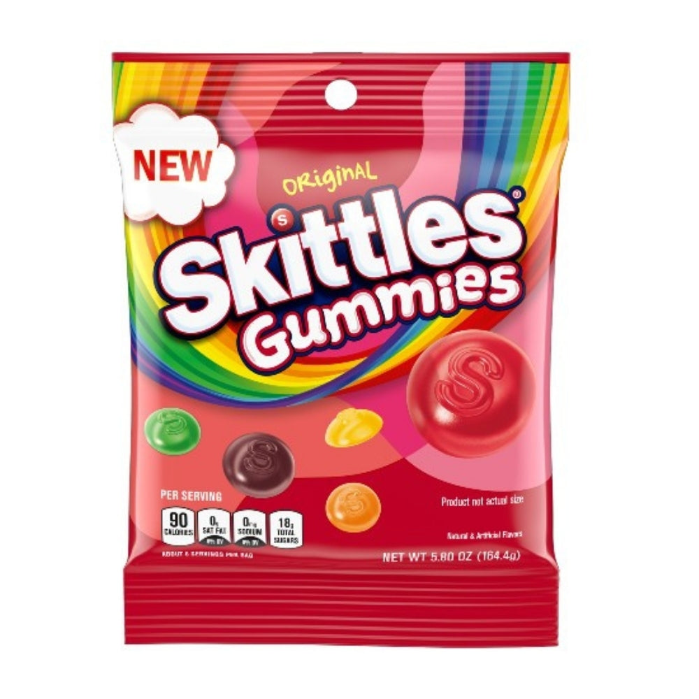 SKITTLES PEG GUMMIES ORIG. 5.8oz