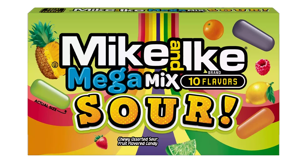 MIKE & IKE MEGA MIX SOUR 120G