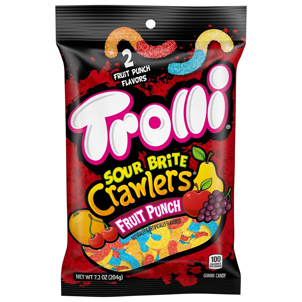 TROLLI SOUR BRT.CRAW. FRUIT PUN.120G