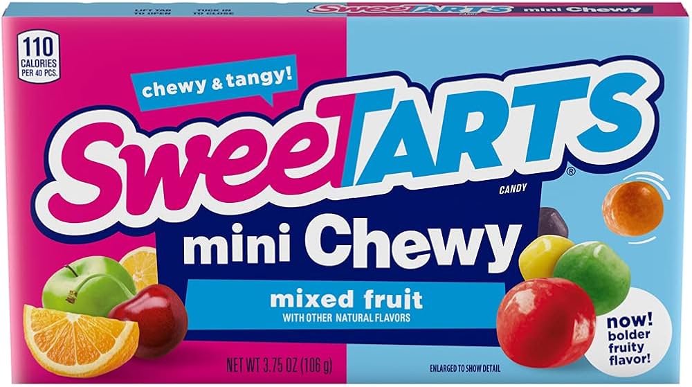 SWEETARTS MINI CHEWY THEATER BOX 3.75oz