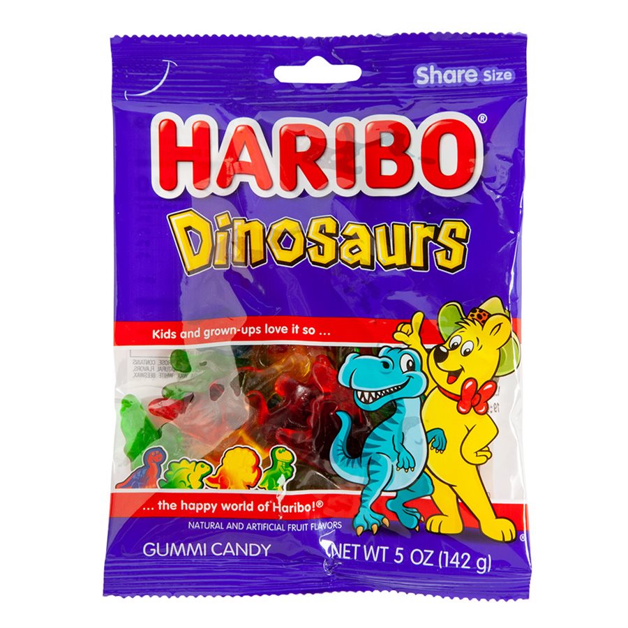 HARIBO DINOSAURS 5oz
