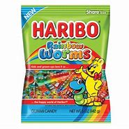HARIBO RAINBOW WORMS 5OZ