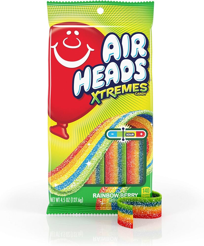AIRHEADS RXT. RINBOW BERRY 4.5OZ