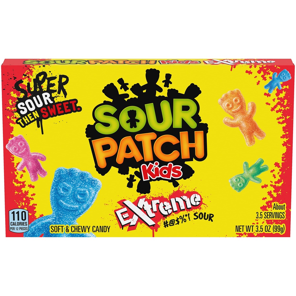 SOUR PATCH KIDS EXTREME THEATER BOX 3.5OZ