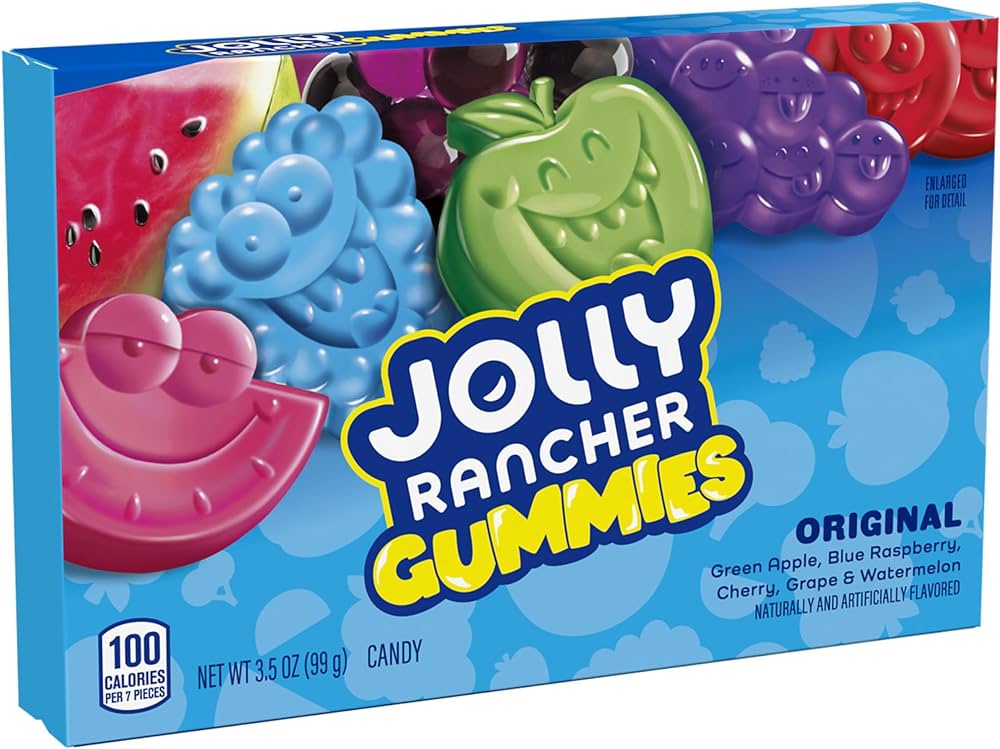 JOLLY RANCHER GUMMI ORIGI. THEA.BX 3.5OZ