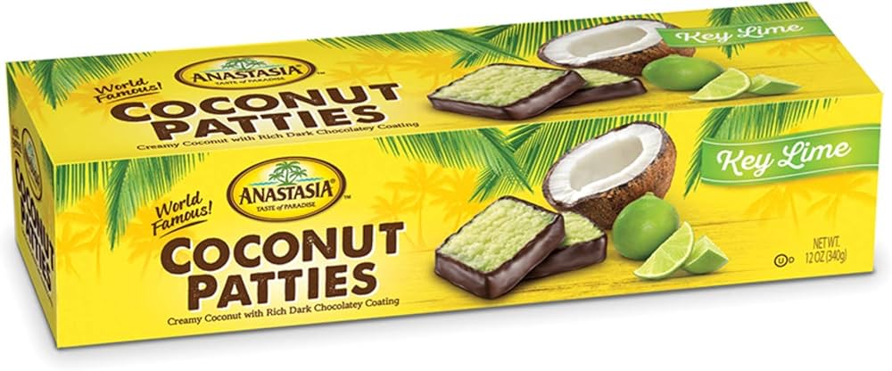 COCONUT PATTIES KEY LIME #4220/20PK