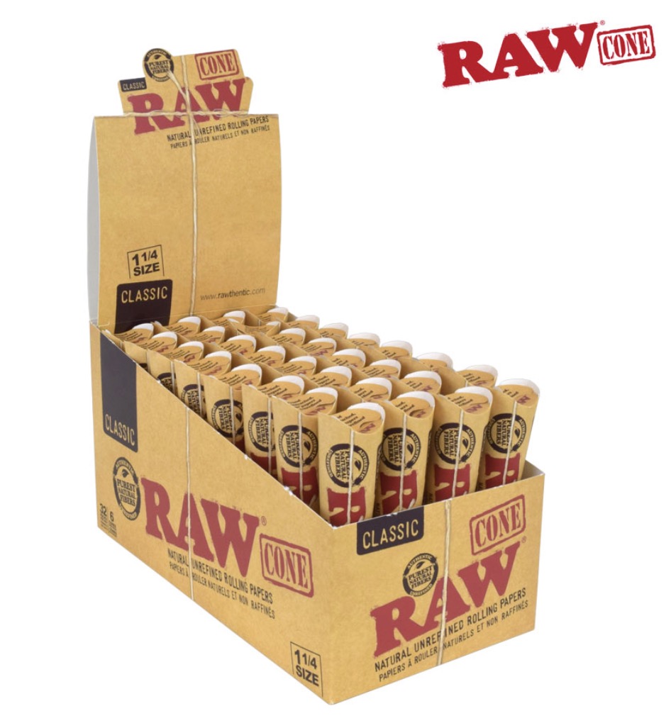 RAW CONE CLASSIC 1-1/4 32/PK