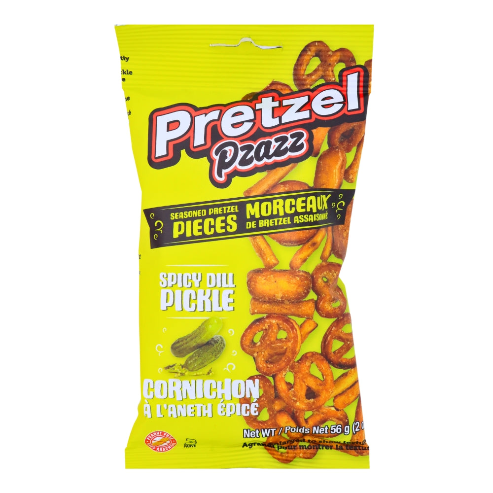 PRETZEL PZAZZ SPICY DILL PICKLE 56G