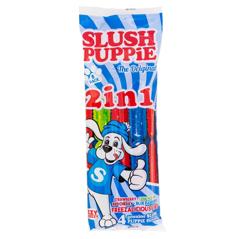 SLUSH PUPPIE FREEZE POPS 8PK (UK)