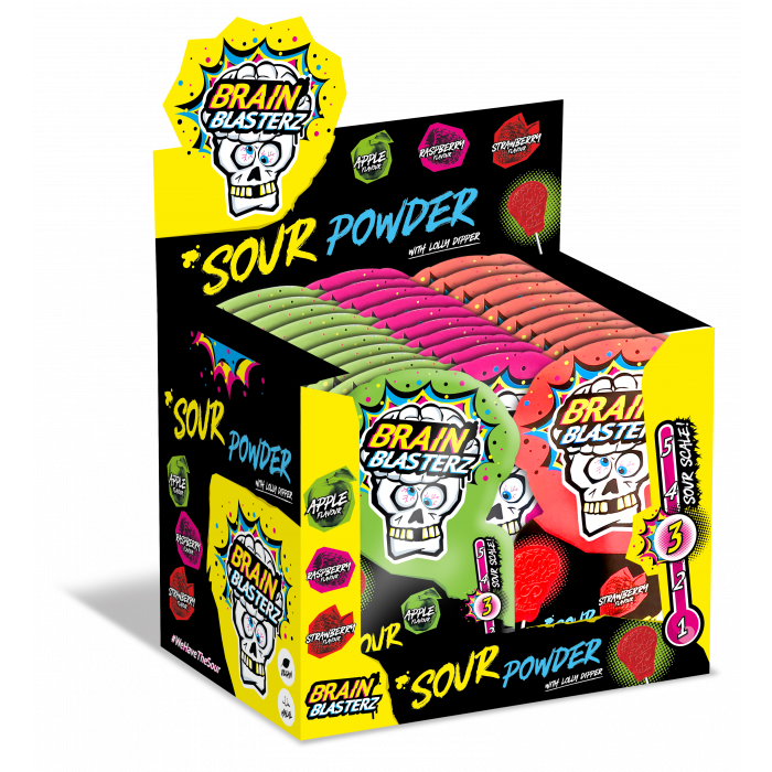 BRAIN BLASTERZ SOUR POWD. 30CT (UK)