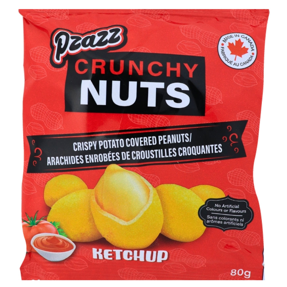 PZAZZ CRUNCHY NUTS KETCHUP 80G