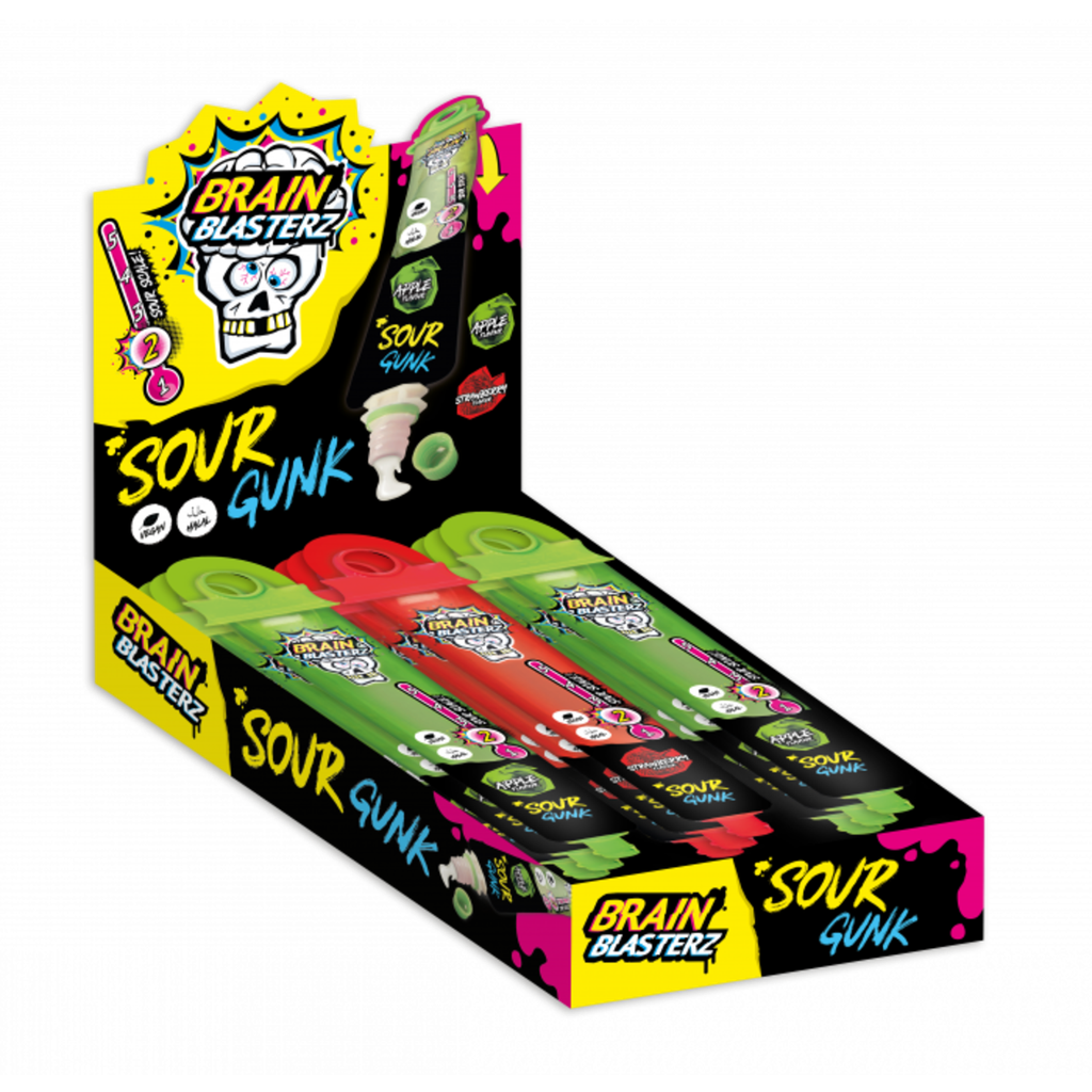 BRAIN BLASTERZ SOUR GUNK 12CT (UK)