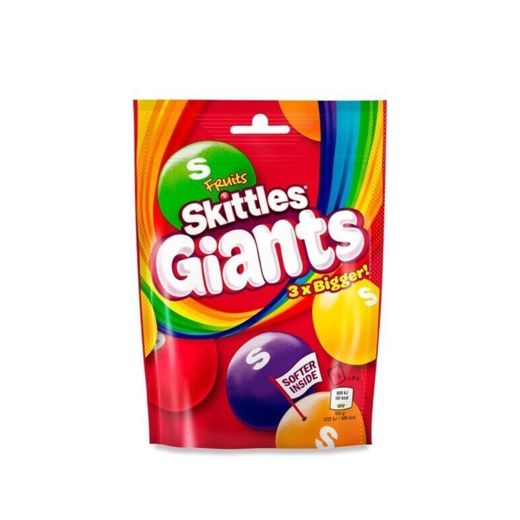 SKITTLES FRUITS GIANTS 100G