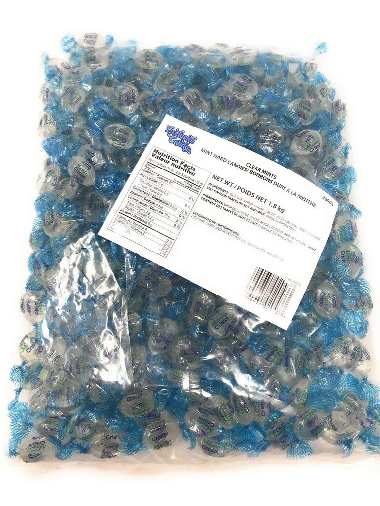 BAG CANDY PEPPERMINT STARLIGHTS 1.8KG
