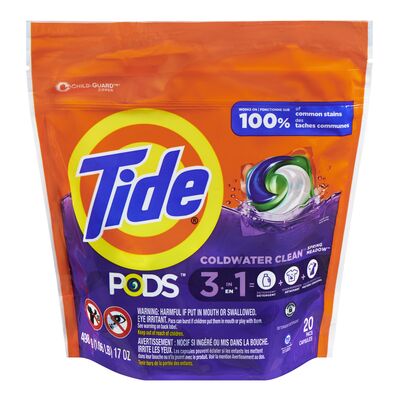 TIDE PODS 3IN1 20PC 498G
