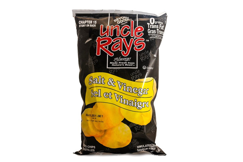UNCLE RAY'S SALT & VINEGAR 130G