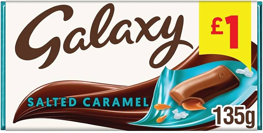 GALAXY SALTED CARAMEL 135G (UK)