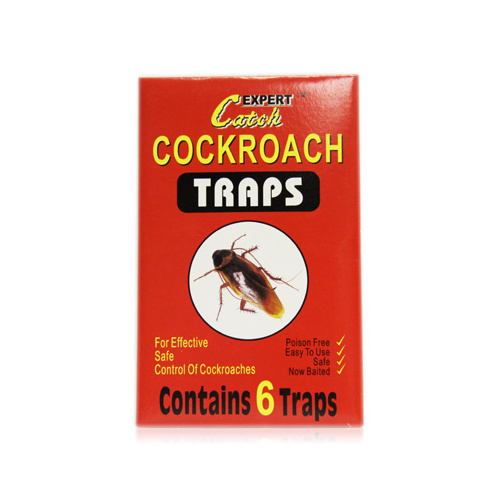GLUE TRAPS COCKROACH 6/PK