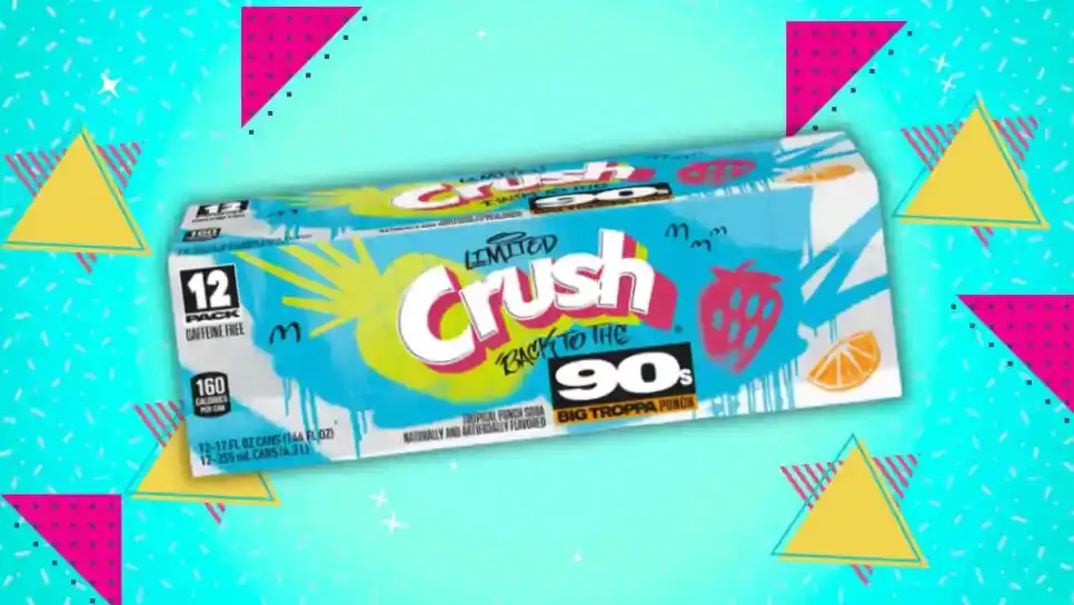 CRUSH BACK TO 90'S TROPICAL PUNCH 355ML/12CT