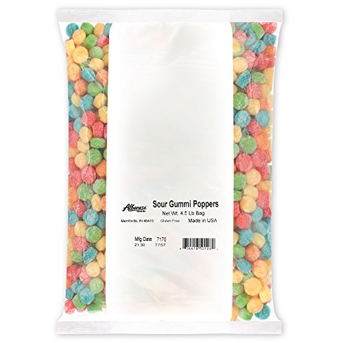 ALBANESE SOUR GUMMY POPPERS 2.05KG