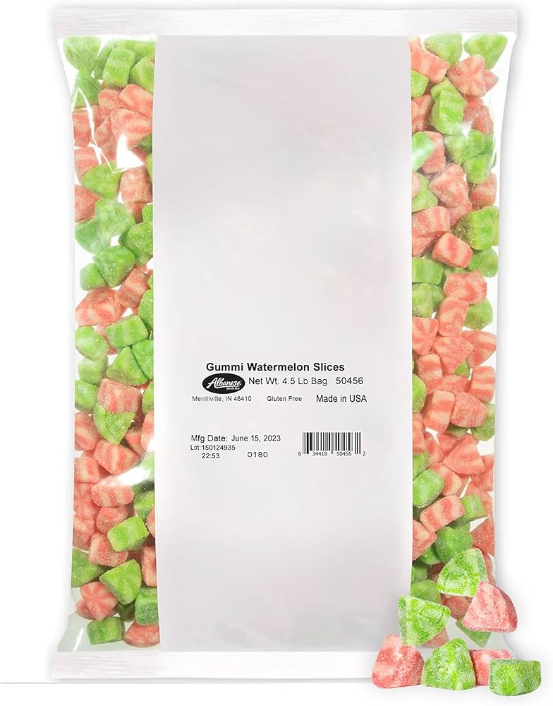 ALBANESE GUMMY WATERMELON SLICE 2.04KG