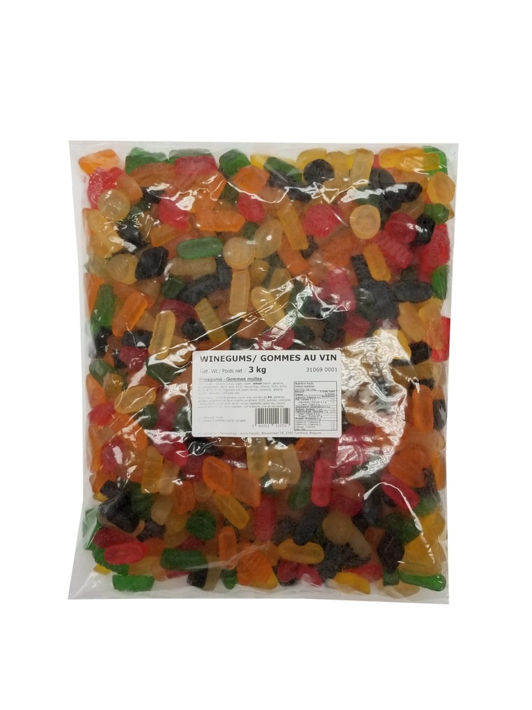 WINE GUMS GUMMY 3KG