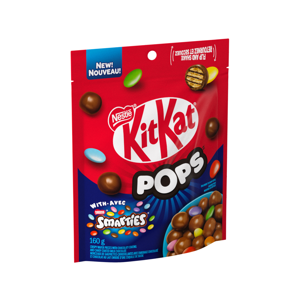 KITKAT POPS SMARTIES POUCH 160G 