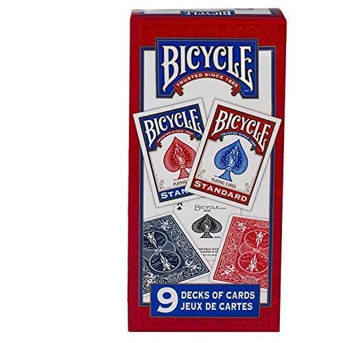 BICYCLE PLAYING CARDS DECK 9PK