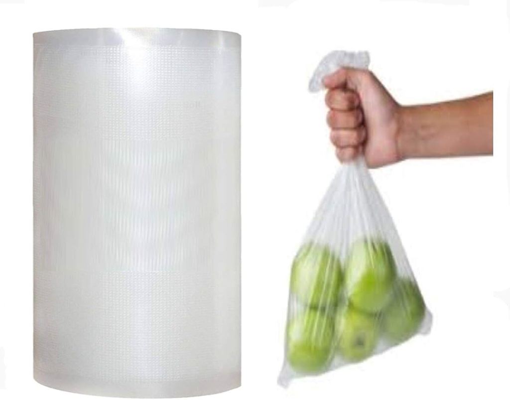 CLEAR ROLL BAGS 10.5''X15''/2CT