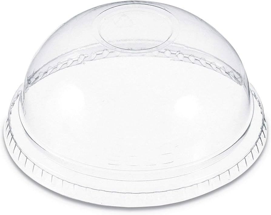 PLASTIC DOME LID 50X20 1000/PCS