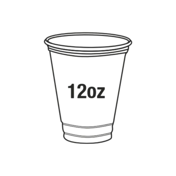 RITE WARE CLEAR PET CUPS 12OZ