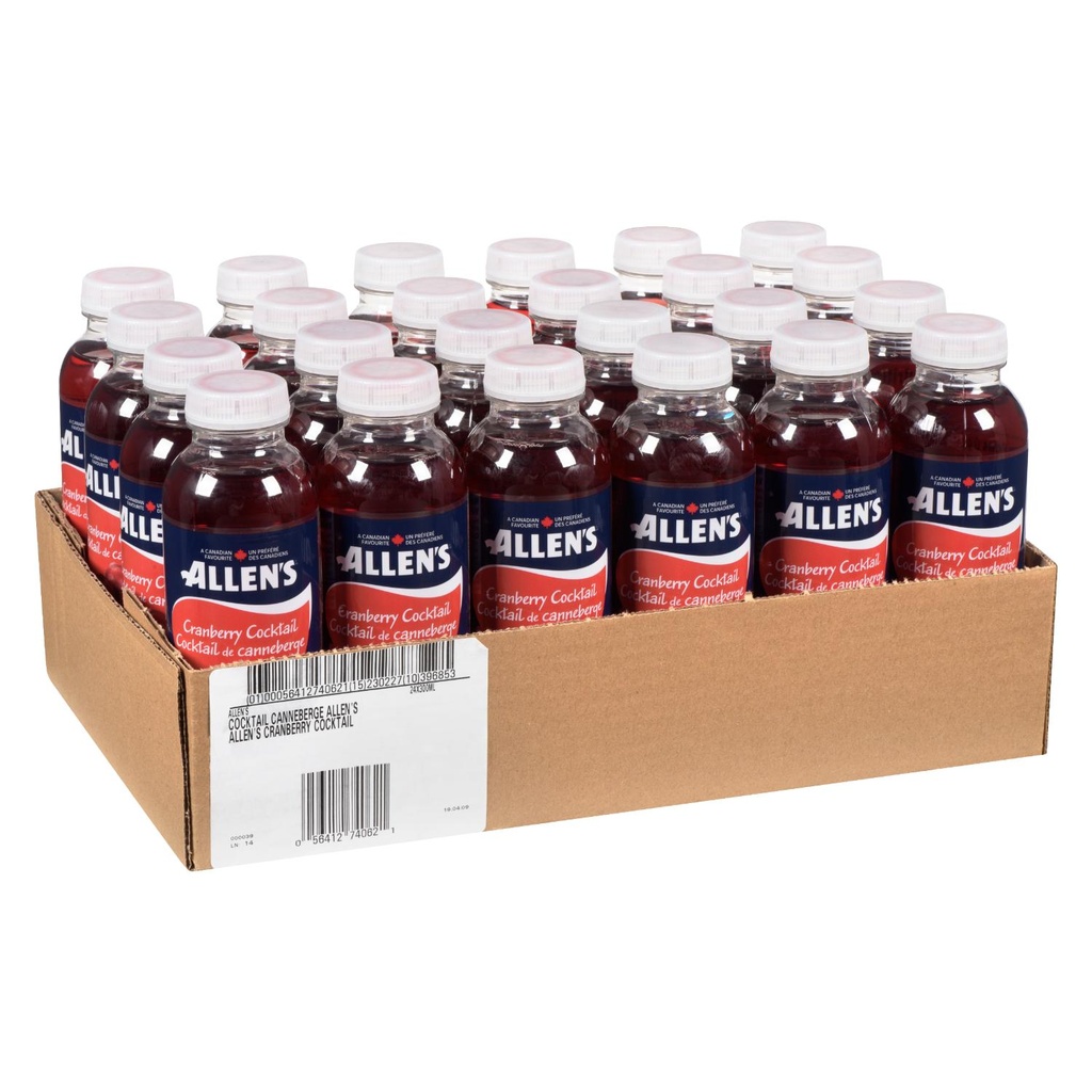ALLEN'S CRANBERRY COCKTAIL 300ML/24CT