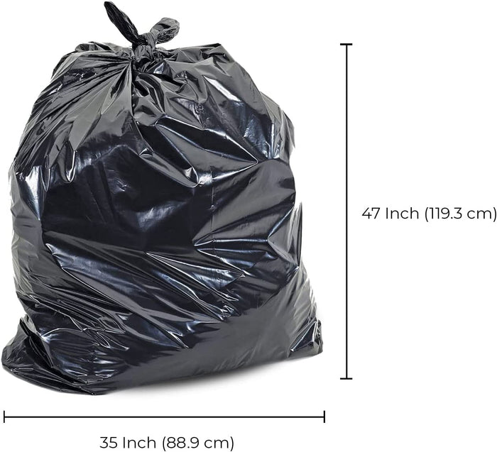 GARBAGE BAGS BLK. X-STR. 35X47/ 100PK