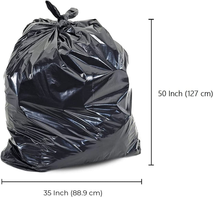 GARBAGE BAGS BLK. STR. 35X50 /200PK
