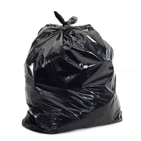 GARBAGE BAGS BLK. STR.F 42X48 125/CT
