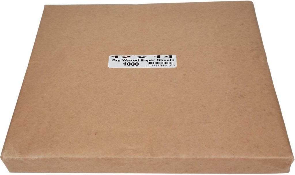 DRY WAX WRAPS 12''X14'' 1000/CT