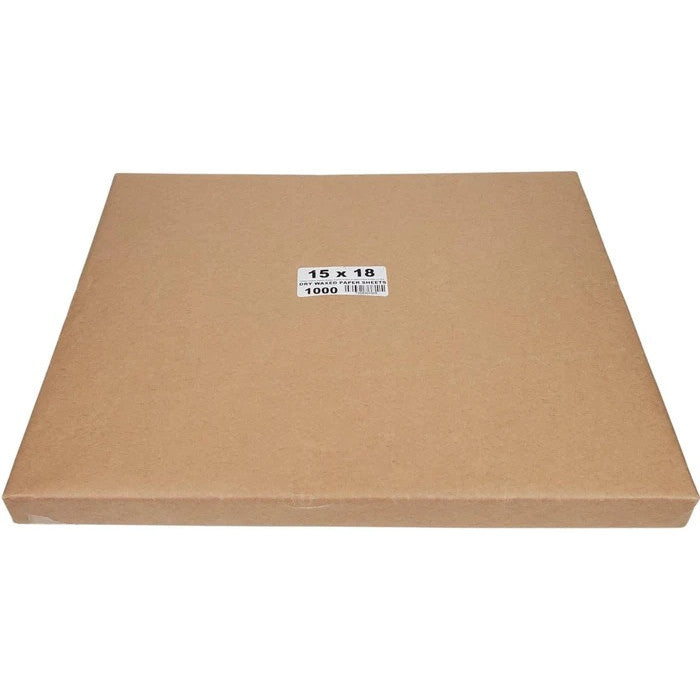 DRY WAX WRAPS 15''X18'' 1000/CT