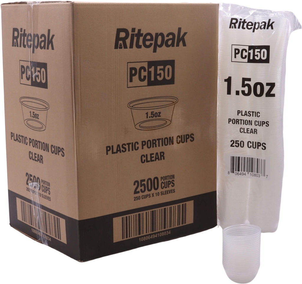 RITEPAK PLAST. PORT. CUP 1.5OZ